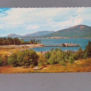 Vintage Postcard - Washington State Ferry Landing via Victoria - Dexter Press